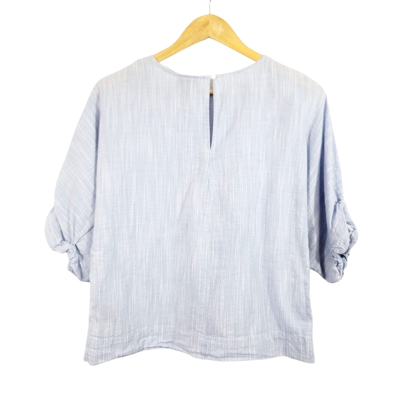 Mossimo Boxy Relaxed Fit Dolman Sleeve in Coastal Blue Size Small - Picture 2 of 7